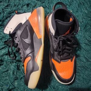 Air Jordan Mars 270 Shattered Backboard Orange Black Sneakers Size 11.5